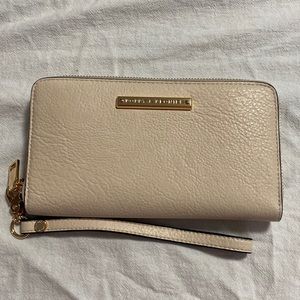 Poppy and Peonies Wallet in Cream